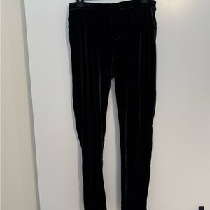 Black Velvet Leggings
